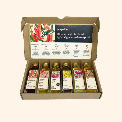 Selection box No.2, 6x40 ml cold-pressed oils