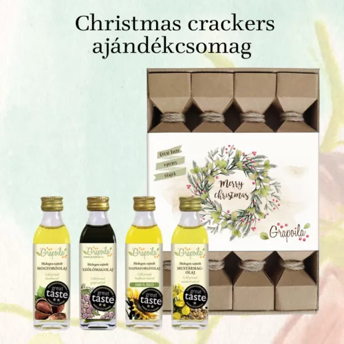 Christmas Crackers gift box - selection of Great Taste winner cold-pressed oils
