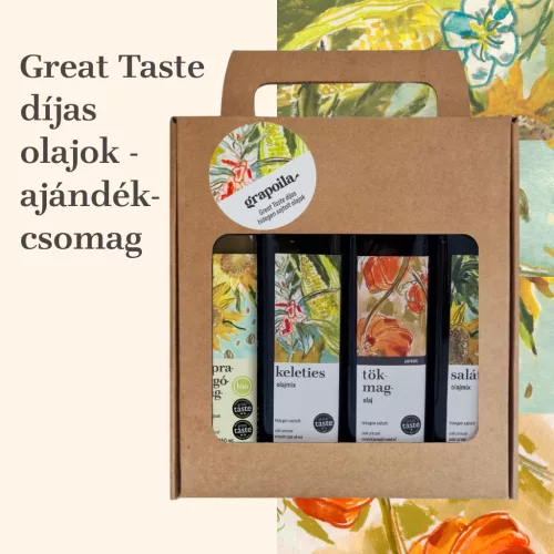 Great taste premium oils gift pack 4x250 ml