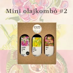  Mini olajkombó #2 (40 ml tökmagolaj, 40 ml szőlőmagolaj, 40 ml dióolaj)