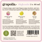 Mini olajkombó #2 (40 ml tökmagolaj, 40 ml szőlőmagolaj, 40 ml dióolaj)