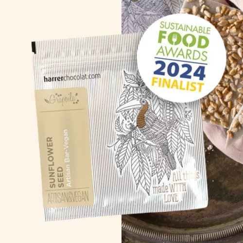 HARRER & GRAPOILA SUNFLOWER SEED VEGAN BAR, 50 g