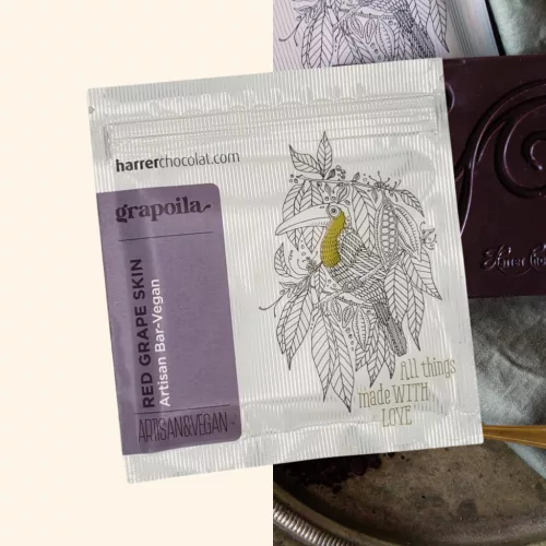 HARRER & GRAPOILA SZŐLŐHÉJŐRLEMÉNYES VEGÁN TÁBLA 50 g