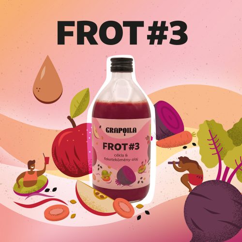 FROT #3 cékla & feketeköménymag-olaj 500 ml