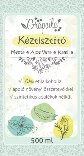 Hand Cleanser spearmint, aloe vera, chamomile 500 ml
