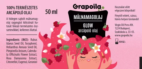 Raspberry Seed Oil - GLOW facial oil, 50 ml