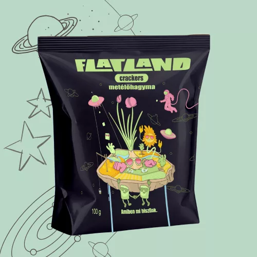 FLATLAND Crackers - CHIVES 