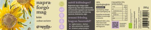 Napraforgómagkrém 200 g