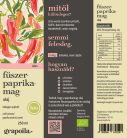 Fűszerpaprikamag-olaj BIO 250 ml