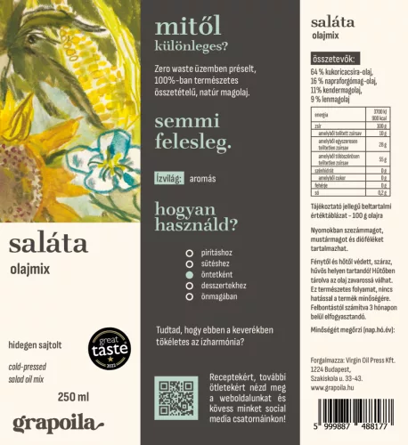 Salátaolaj 250 ml