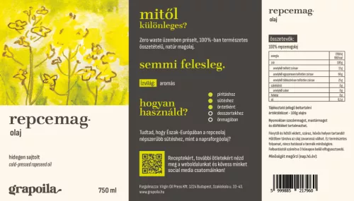 Rapeseed Oil 750 ml
