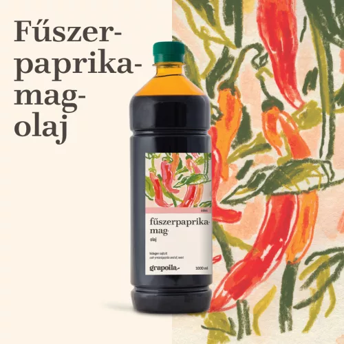 Fűszerpaprikamag-olaj (édes) 1000 ml