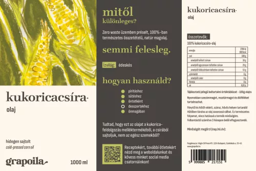 Corn Oil 1000 ml PET