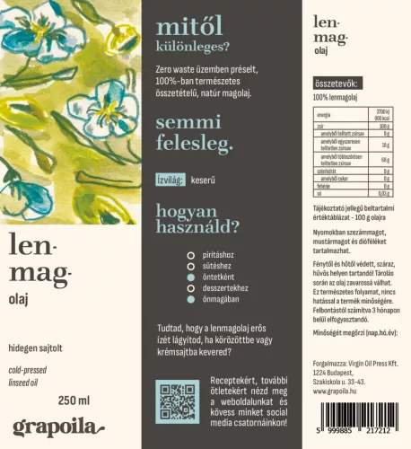 Lenmagolaj 250 ml
