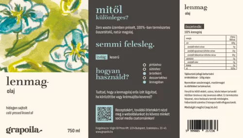 Linseed oil 750 ml 