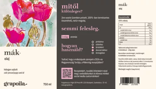 Poppyseed oil 750 ml