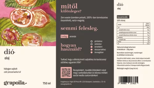 Walnut oil 750 ml