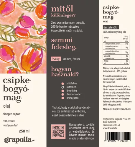 Rosehip seed oil 250 ml