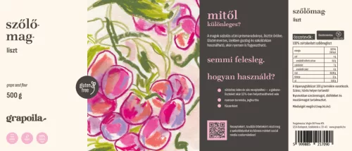 Grape seed flour 500 g