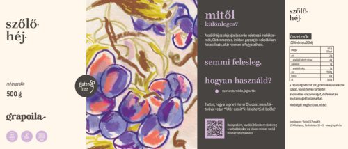 Vörös, szárított szőlőhéj 500 g