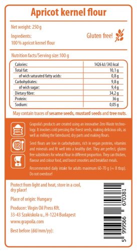 Sárgabarackmagliszt 250 g