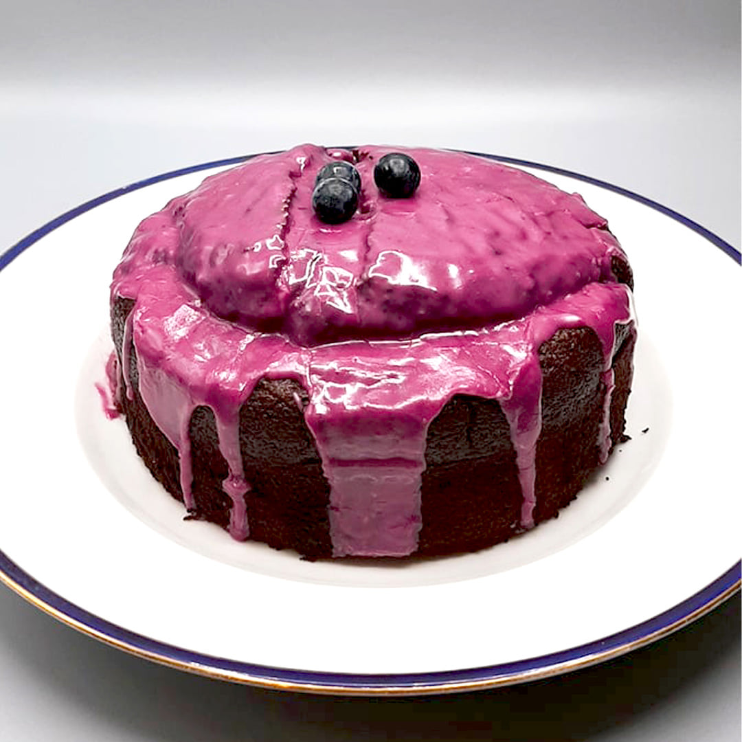 Blue Grape Cocoa Cake