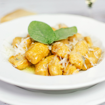 Mustard Sweet Potato Gnocchi