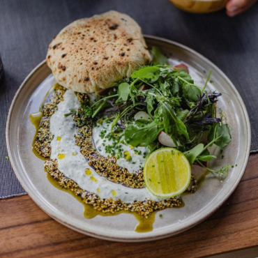 Spring Salad with a Middle Eastern Twist