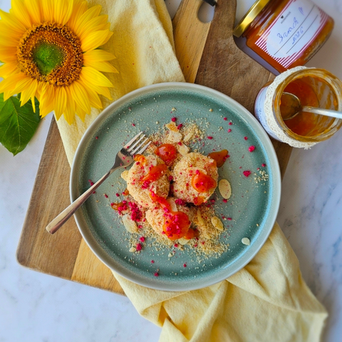 Super quick cottage cheese dumplings